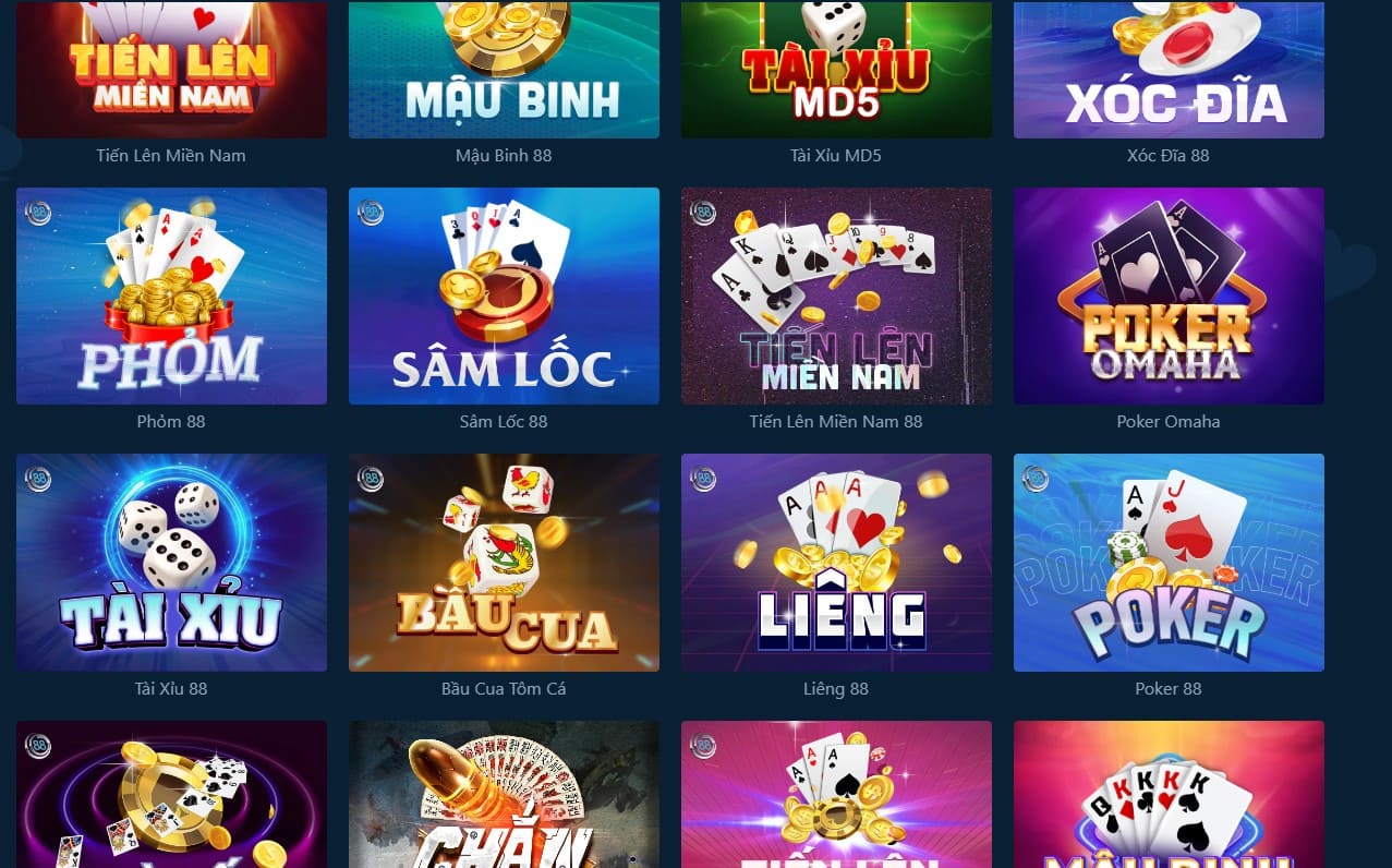 Sản phẩm đa dạng tại Lucky88